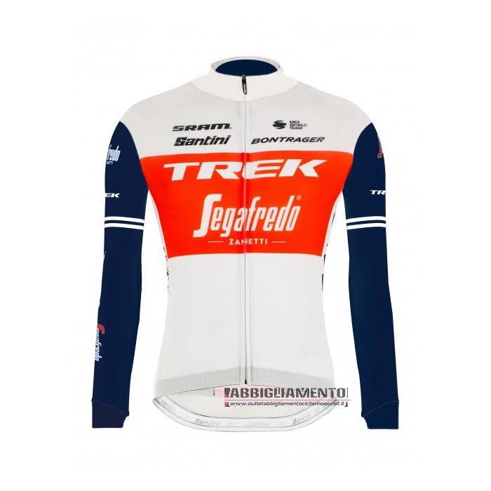 Abbigliamento Trek Segafredo Manica Lunga e Calzamaglia Con Bretelle 2021 Bianco Scuro - Clicca l'immagine per chiudere